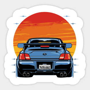 JDM Subaru Impreza WRX STi Bugeye 2000 car Sticker